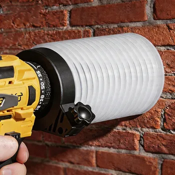 Coperchio antipolvere in gomma siliconica per trapano elettrico, aspiratore per trapano a percussione, vassoio/raccolta polvere per punte da trapano