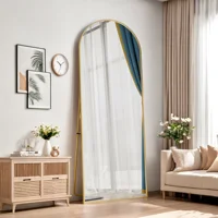 Rosahqnda Дзеркало в полный рост 162x53 см, стоящее зеркало, настенное, для отдыха, напольное зеркало, полный корпус в качестве туалетного столика