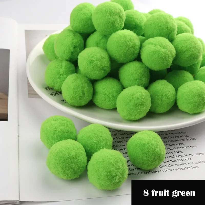 Mini Fluffy Soft Pom Poms for DIY Crafts and Home Decor
