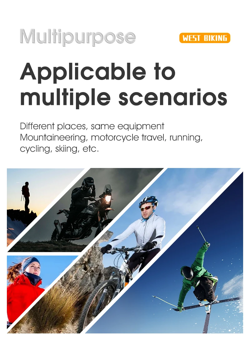 Description Picture 3 of itemWEST BIKING Winter Men Thermal Gloves Windproof Full Finger Cycling Gloves Touch Screen Fleece MTB Road Bike Warm Sport Gear