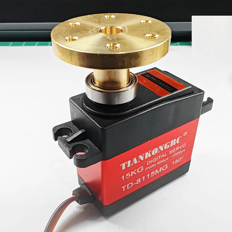 25T Metal RC Servo Arm Horn Steering wheel Shaft 25T Spline Standard Servo Adapter Shaft Accessories Arm Round type Disc