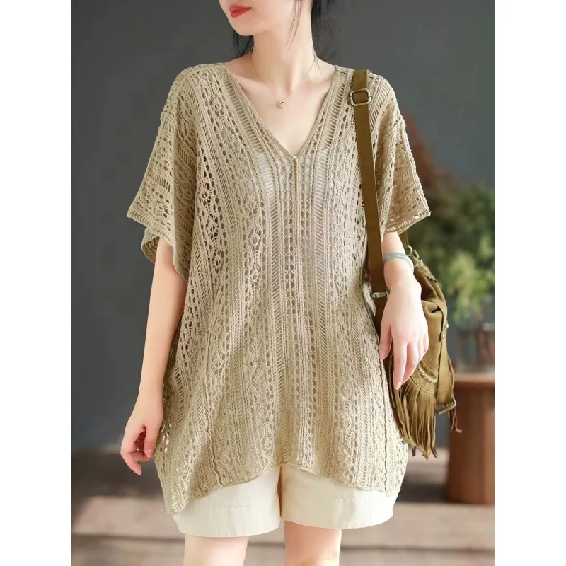 Рисунок 2 - Женский хлопковый свитер с V-образным