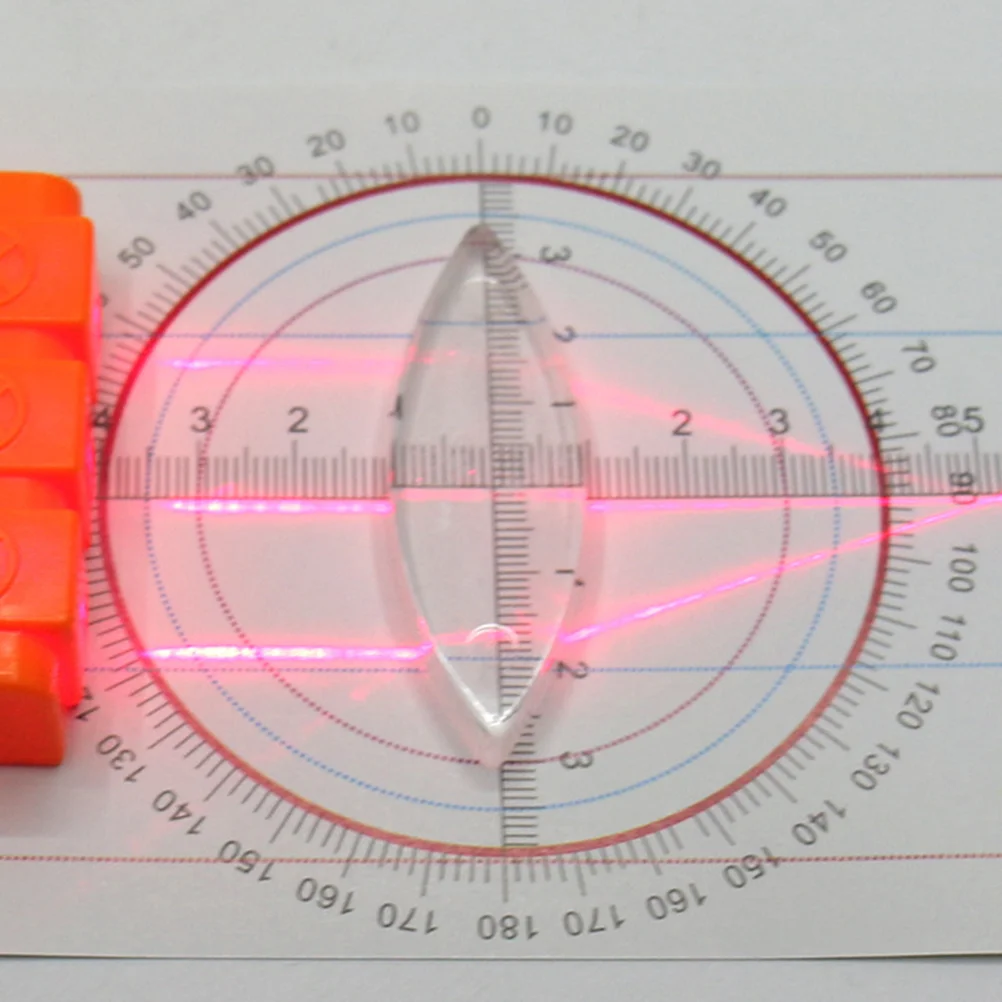 Multifunction Reflector Refraction Triangle Prism Physics Optical Experiment Set Convex Lens Science Equipment Educational