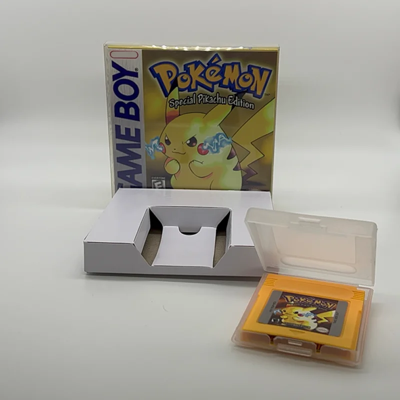 Pokemon Series Blue Crystal Gold Green Red Silver Yellow 5 Versions GBA  Game In Box for