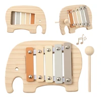 Baby Montessori Cartoon Animal Musical Instrument Toys Percussion Instruments For Preschool Education Newborn Instrument Gift 1