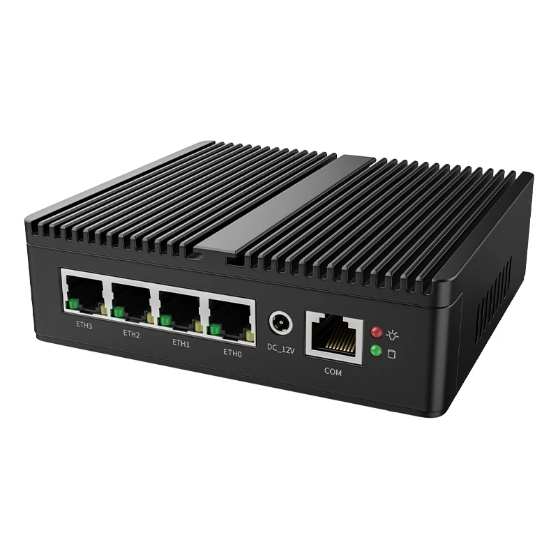 BKHD G30X N100 Fanless Soft Router Mini Firewall 4x2.5GE Pfsense MikROS OPNsense VLAN VPN Expandable WiFi 4G