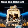 Mini Doll Vending Machine Children Coin Operated Game DIY Prizes Gashapon Plush Claw Crane Machines Christmas Gift Toys for Kids 2