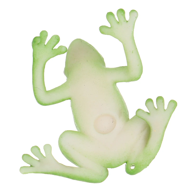 10Pcs Spoof Simulation Soft Rubber Frog Model Animal Toys Toad Tricky Scary Squeeze Frog Toys Children's Gifts