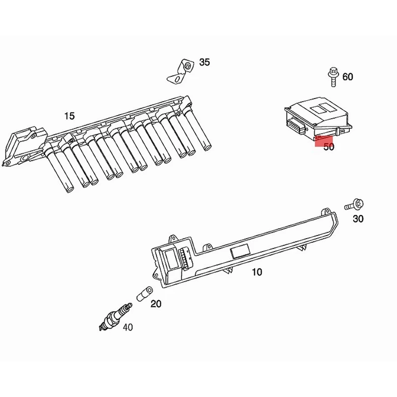 

A0001500258 A0001500158 преобразователь напряжения зажигания для Mercedes Benz C215 C216 W220 W221 R230 SL65 CL600