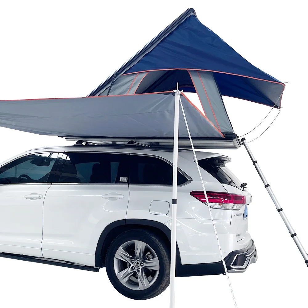 FOR High Ending Off Road 4X4 Folding Suv 4X4 Pickup Trucks Outdoor Camping Car Camping Wholesale Roof Tent 2