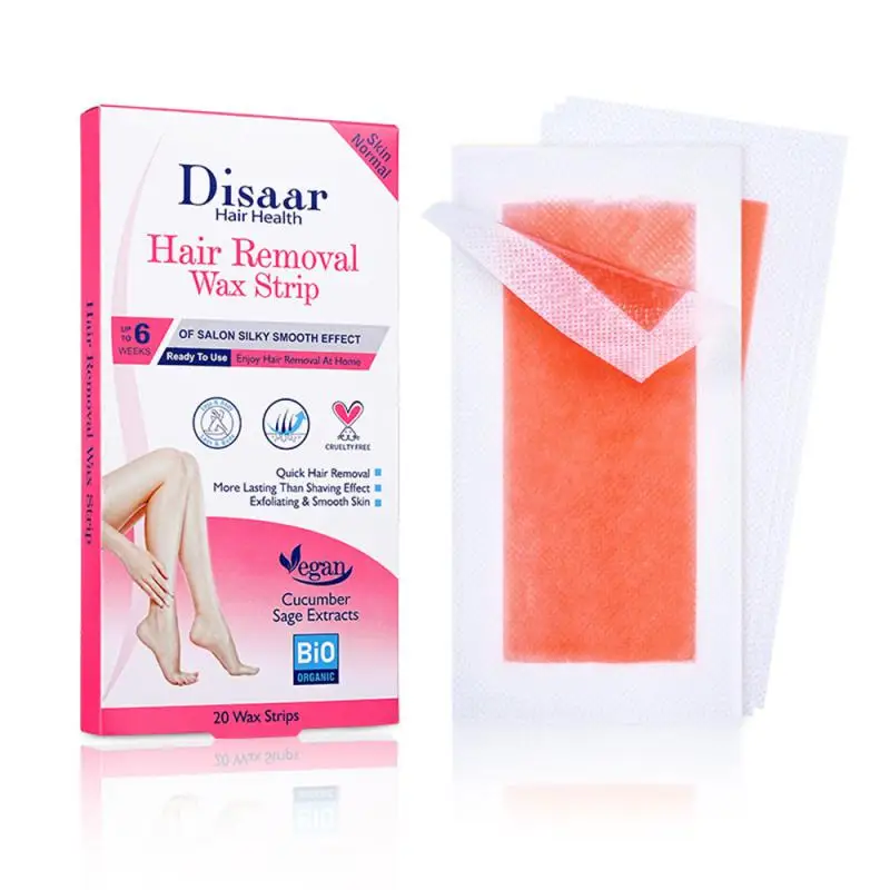 Dehairy Wax Paper Easy To Use Rapid Hair Removal 20 Pieces 40g Skin Care Hair Removal Beeswax Easy To Clean Leave No Black Spots