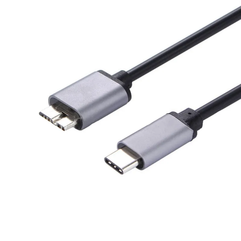 USB Adapter USB C to Micro B Cable For Macbook HDD PC Type-C Charger Camera Disk Cord