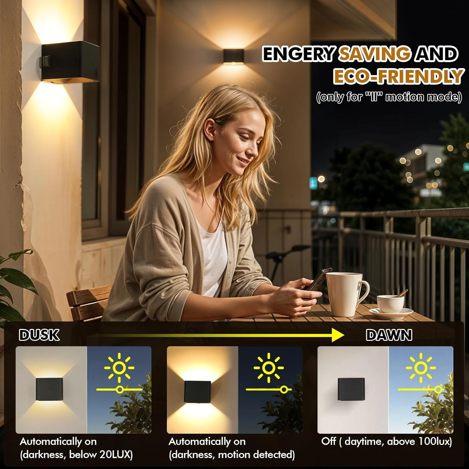 Wiring-Free Rechargeable Wall Lamp 1-Piece Set Sports Sensor Wall Lamp Indoor Battery Powered Led Lamp Cordless Magnetic Installation Black Wireless for Bedroom Stairs Corridor 3000K Warm White