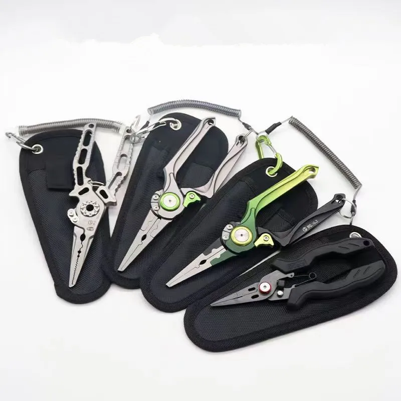 Booms Fishing P01 Fishing Pliers Sheath Suitable Vary Fishing Pliers Comes  with Coiled Lanyard