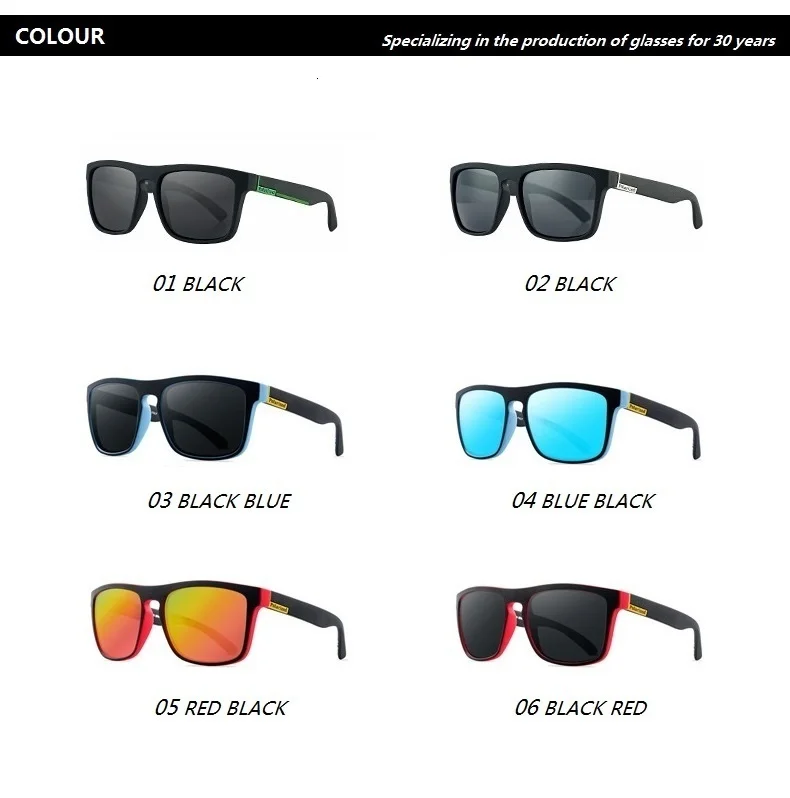 Oversized Polarized Sunglasses Men Women Sports Square Driver's Sun Glasses For Man Female Brand Design Shades Oculos De Sol UV