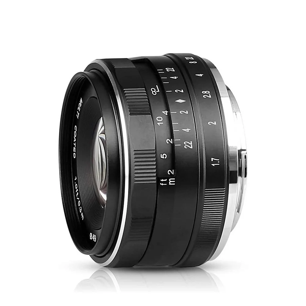 MEIKE 35mm F1.7 Prime Lens|Manual Focus for M4/3 Cameras - GH5/EM5/GX7 Series