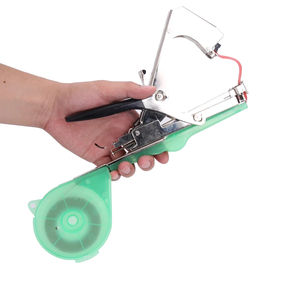Plant Branch Hand Tying Staples + Tapener + Tapes Binding Machine for Flower Vegetable Garden Grape Tomato Vine Tape Tying Tool binding machine
