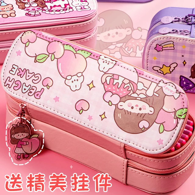 Buy Wholesale China New Style 3-layer Pencil Case With