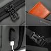 BANGE Aesthetic Men Business Backpack School Expandable USB Bag, Large Capacity 17.3 Laptop Waterproof Fashion Travel Backpack 5