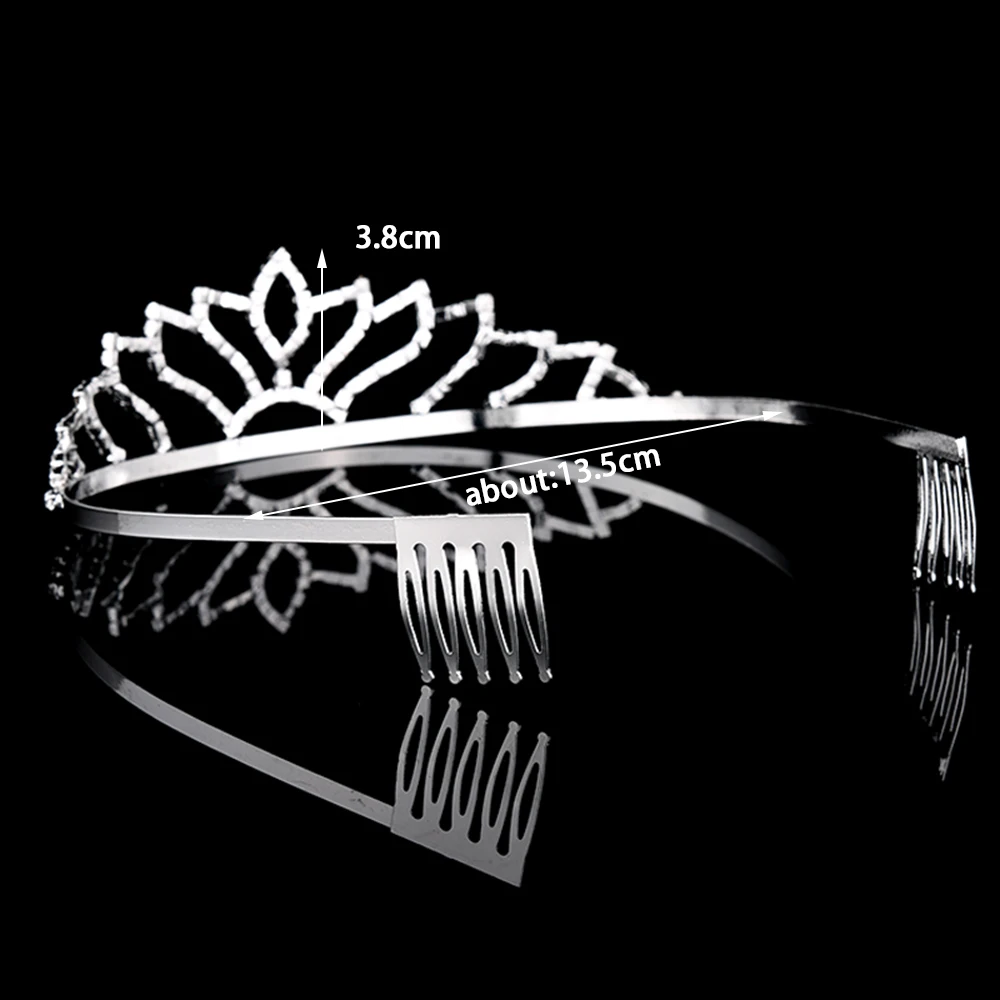 Braut Kristall Strass Perle Tiaras und Kronen Stirnband Kind Blumenmädchen Brautjungfer Hochzeit Haarschmuck Haarschmuck – Detail 38