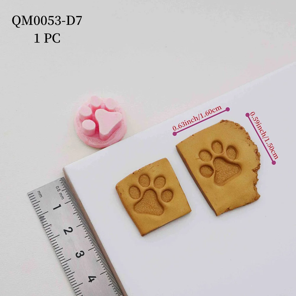 Niedliche Tier-Hundeschneider aus Polymer-Ton, Cartoon-Pfote, Hundefutter, Knochen, Kotform, Schneidform für Ohrringe, Schmuck, Anhänger, Herstellung von Werkzeugen – Detail 9