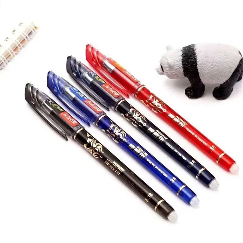 12Pcs/23Pcs/34Pcs/60Pcs Erasable Gel Pen Set 0.5mm Refills Muti-Colors Ink Washable Handle Stationery School Office Writing