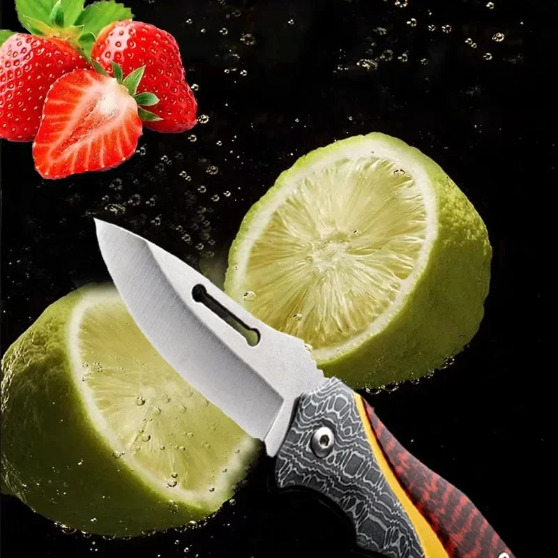Folding Knife High Hardness Multifunctional Folding Pocket Knife Household Outdoor Hunting Fishing