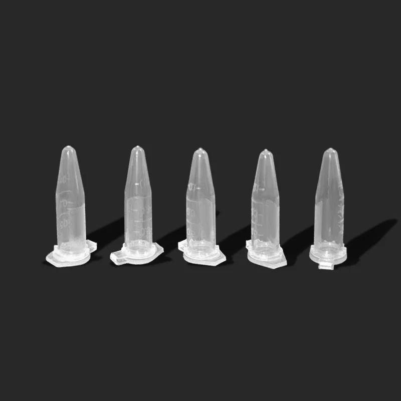plastic test tubes centrifuge tube 1000pcs 0.5ml pieces of transparent mini plastic test tube centrifuge tube container science laboratory test accessories