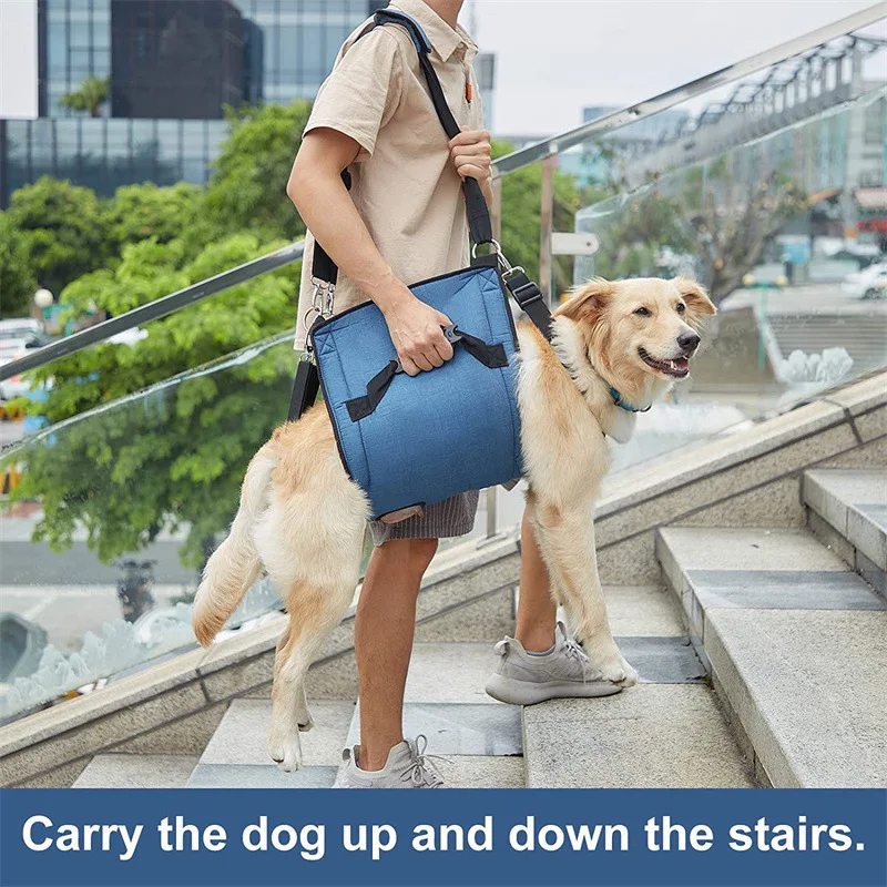 Pets carrying abdominal support straps emergency lifting straps for dogs walking assistance for elderly and disabled dogs dog slings