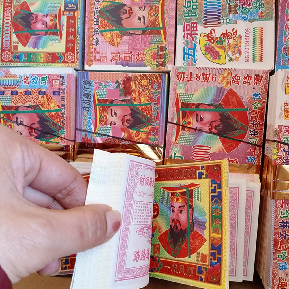 1000 Sheets Bolivar Currency Paper Money Ghost Flame Sacrificing Accessories Banknote Wish fake money prop toy world original notes commemorative banknotes