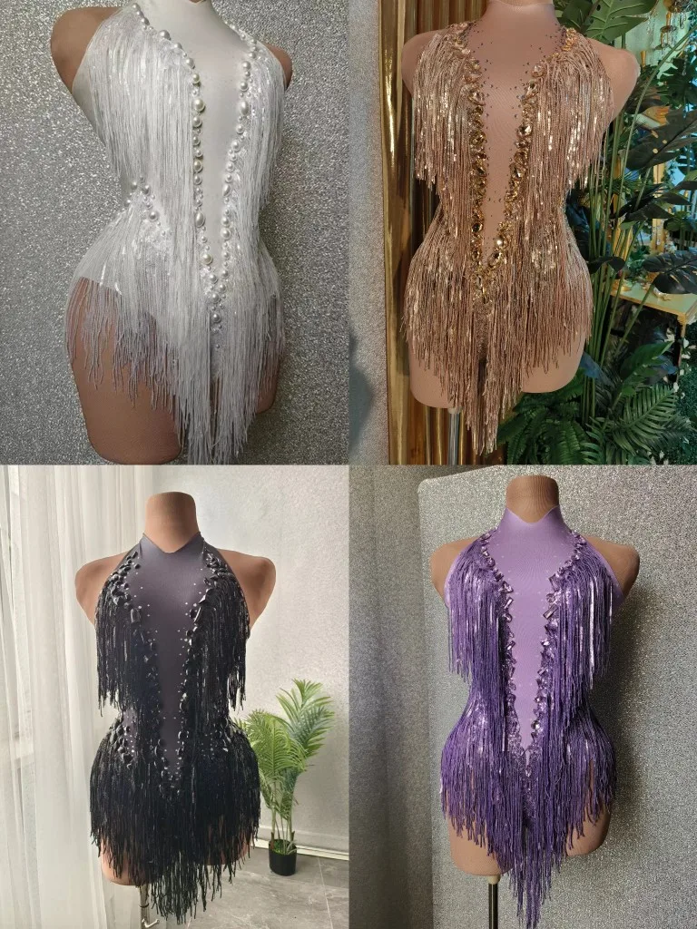 Sparkling Jewelled Bra & Jacket Set Tops & Sets – Festival, Party & Stage Bodysuit