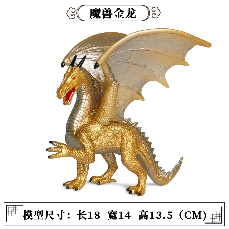 Oenux Mythical Creatures Ice & Sea Dragon Action Figures - Realistic Collectible Toys