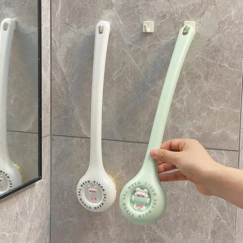 

Bath Artifact The Back Non-slip Suspension Rub Mud Ins Bath Brush Back Rub Artifact White Convenient Take A Bath Soft Fur