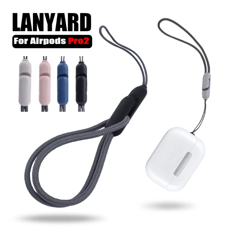 

Плетеный шнурок для Airpods, шнурок для наушников с защитой от потери, подвесной шнурок для Airpods Pro2, беспроводные наушники, ремешок на запястье