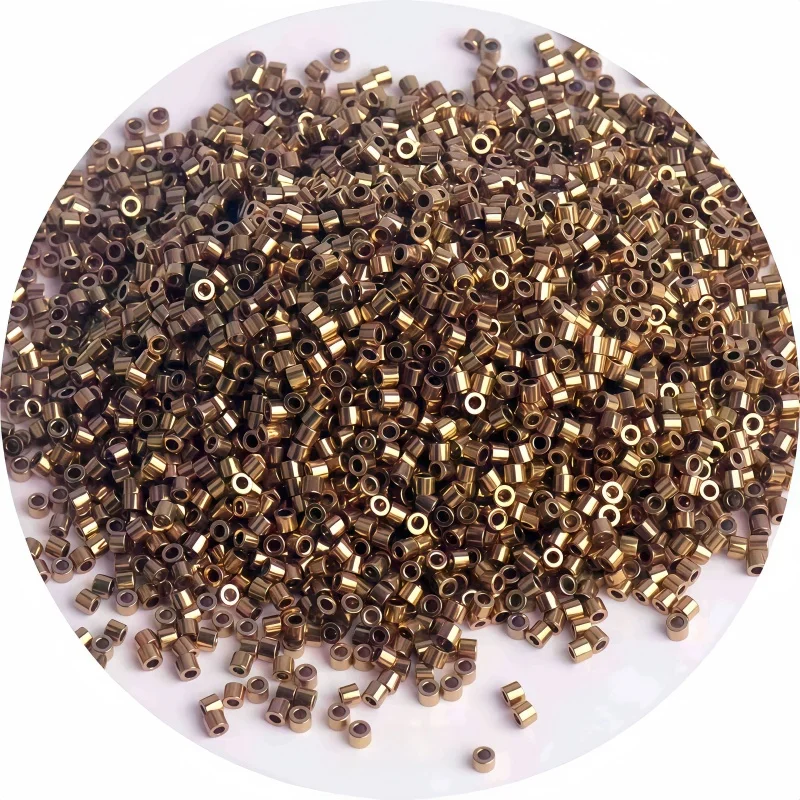 Antique Finish Uniform Metal Beads - 1.3x1.6mm (1680 Pieces)