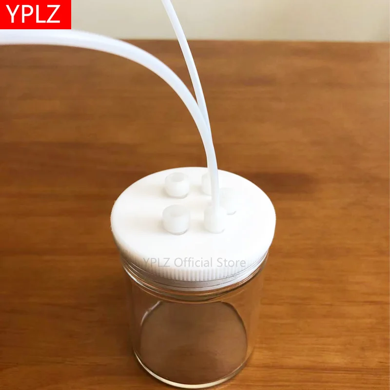 Sealed gas electrochemical electrolysis device electrolytic reaction cell electrolytic cell test container bottle