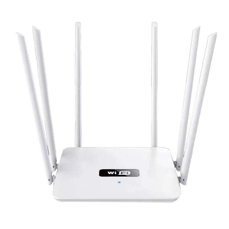 6 Antenne Router Wifi Router Wireless 2.4G 300Mbps Ap/Dial Mode Ripetitore Wifi 6 Antenne Ad Alto Guadagno Per L'Azienda
