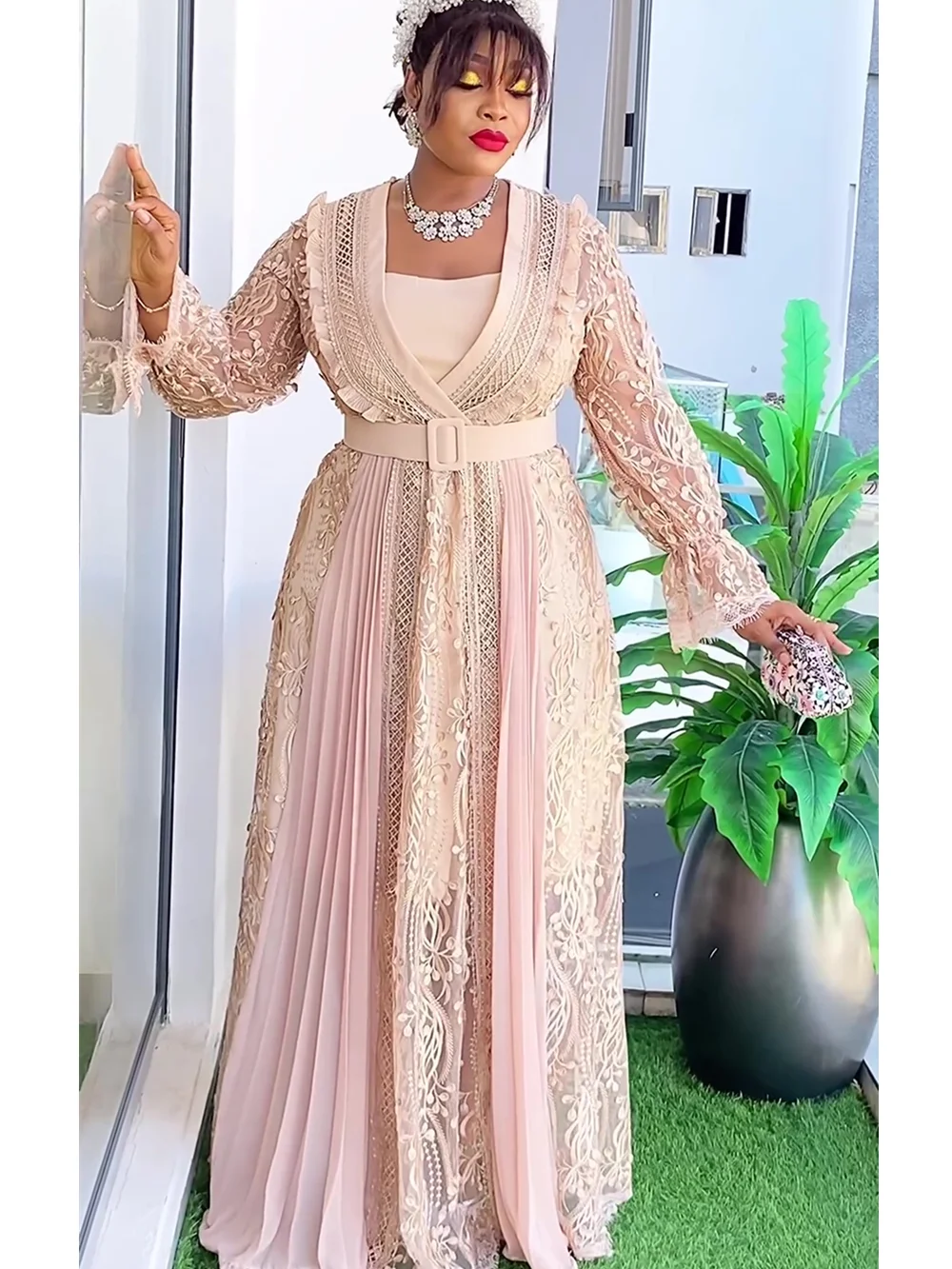 Plus Size African Party Dresses for Women 2025 New Fashion
