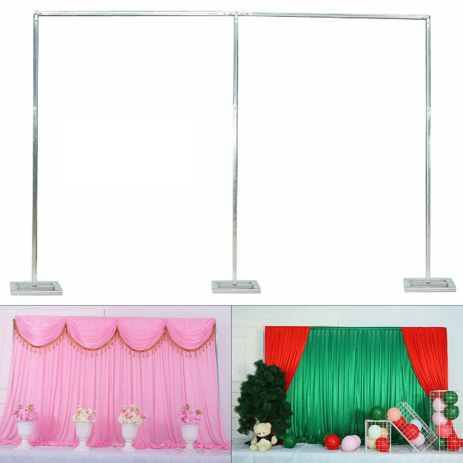 10x20Ft Wedding Party Backdrop Stand Pipe Kit Heavy Duty