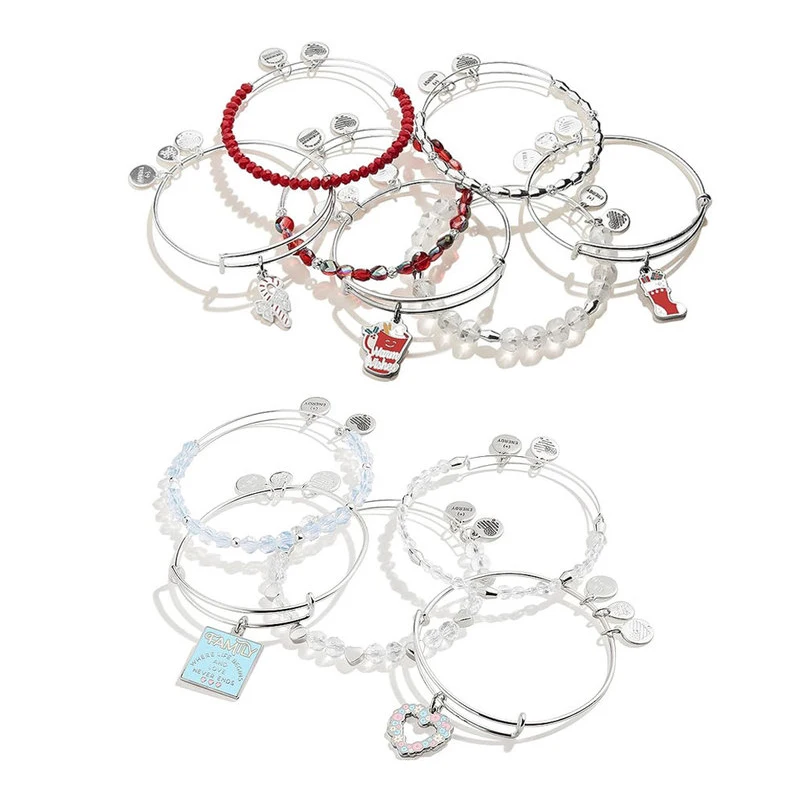 Bangle Bracelet 20Pcs Women&rsquo;s Retractable Adjustable Bracelet DIY Craft Jewelry Making For Women Thank You Gifts