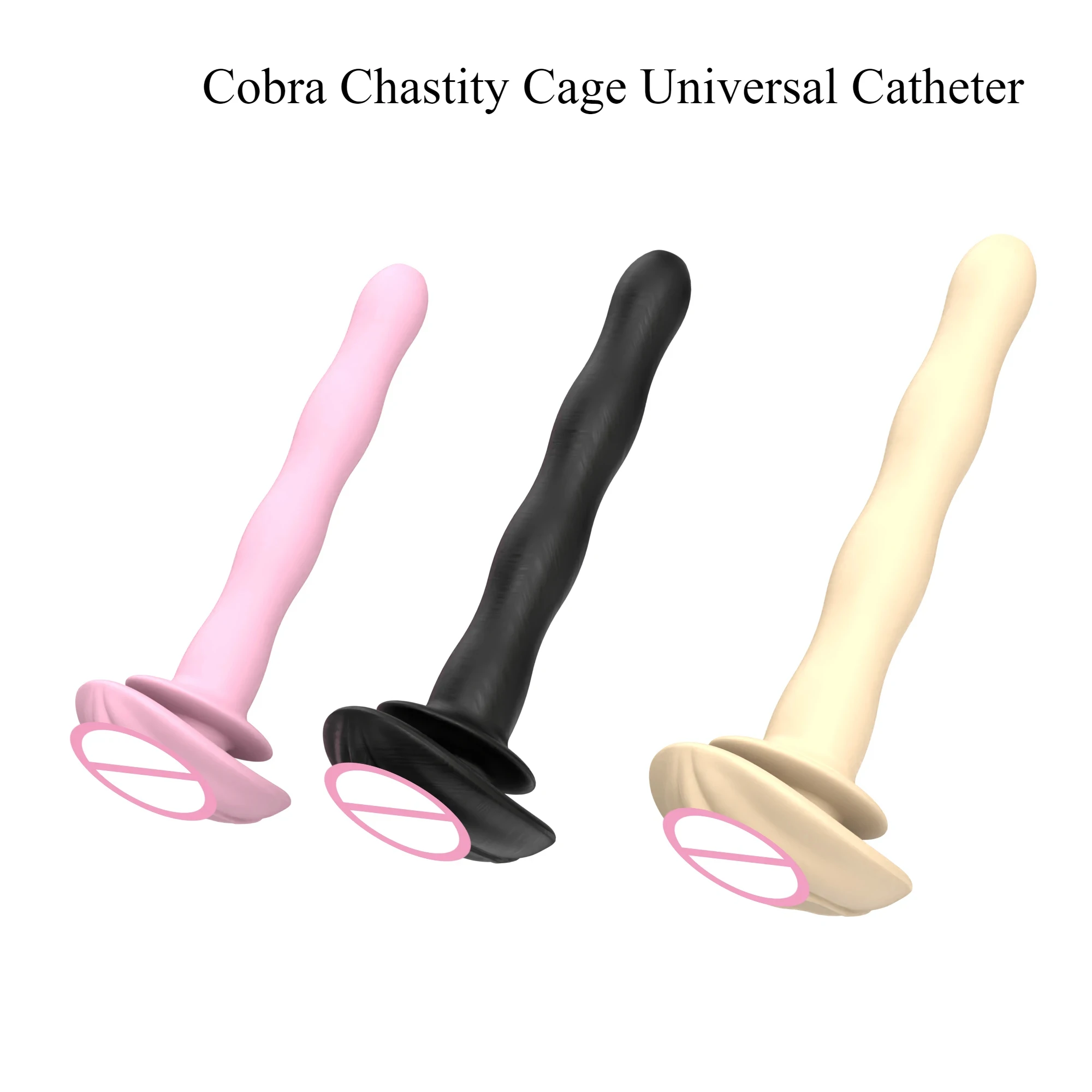 Penis Chastity Lock Cobra Chastity Cage Universal Catheter Abstinence Anti-Escape Chastity Lock Accessories Imitation Vaginal Catheters Sexy For Men