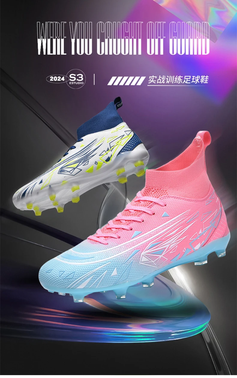 Description Picture 3 of itemMen Football Shoes Fast Soccer Shoes Non Slip Professional Training Ultralight High Quality Football Boots Original Sneaker