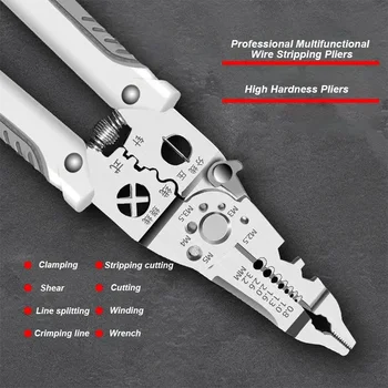 1/2/3pcs Professional Electricians Tester Pen Cable Stripping Multifunction Pliers Screwdriver Wireman Maintenance Tool 2