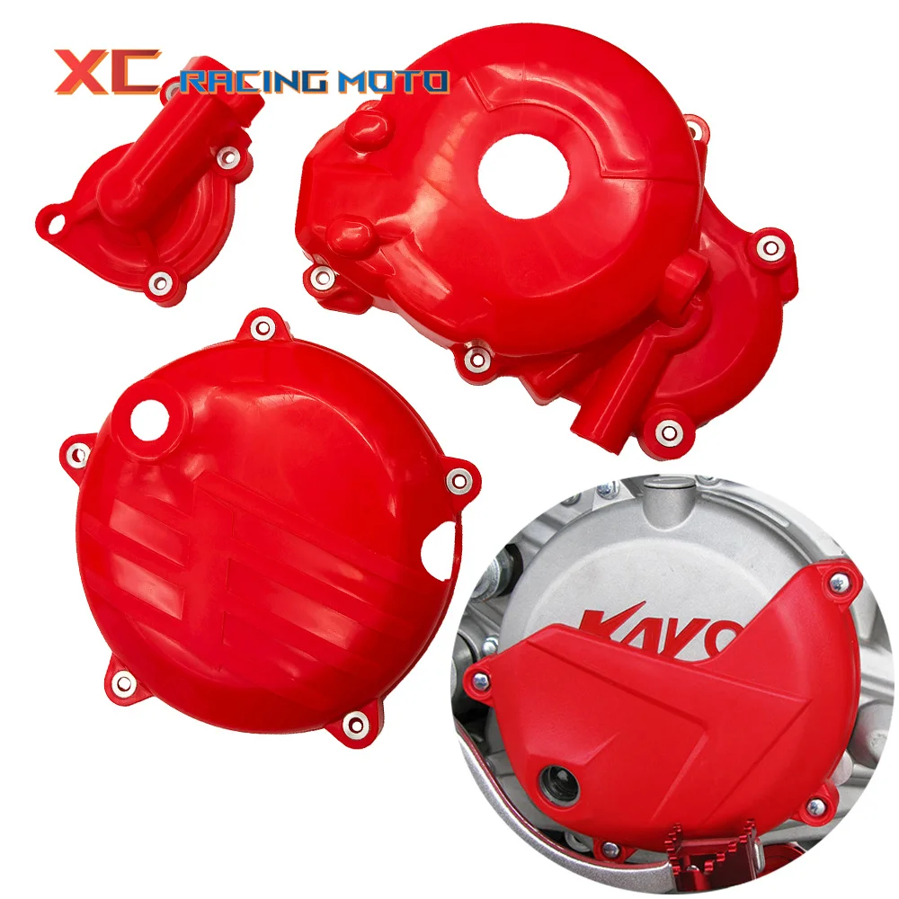 

For ZONGSHEN NC450 NC 450CC Universal Motorcycle Dirt Pit Bike Magneto Engine Water Pump Clutch Protective Cover Motocross