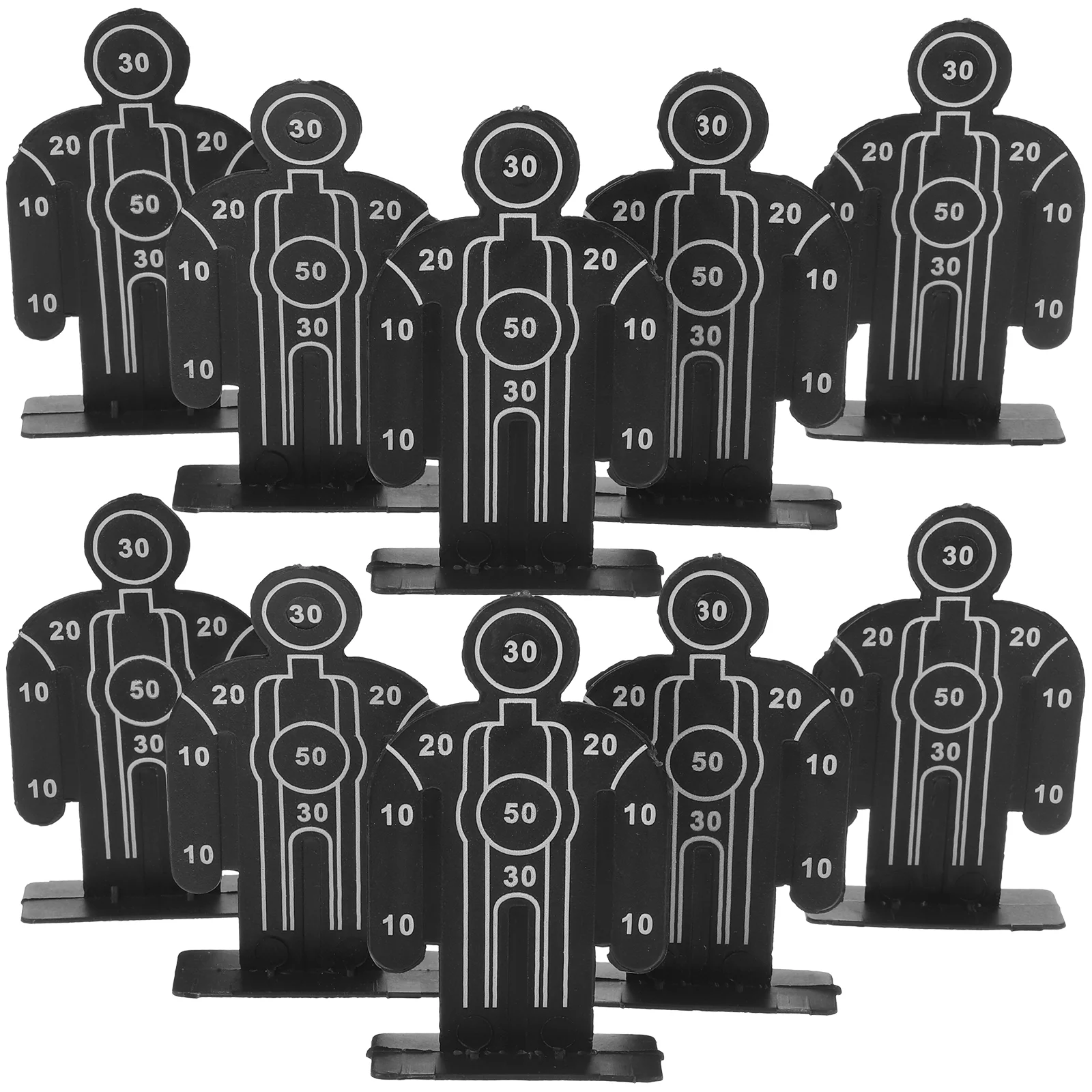 10 Pcs Toy Target Childrens Toys Outdoor Vertical Funny Plastic Compact Interesting