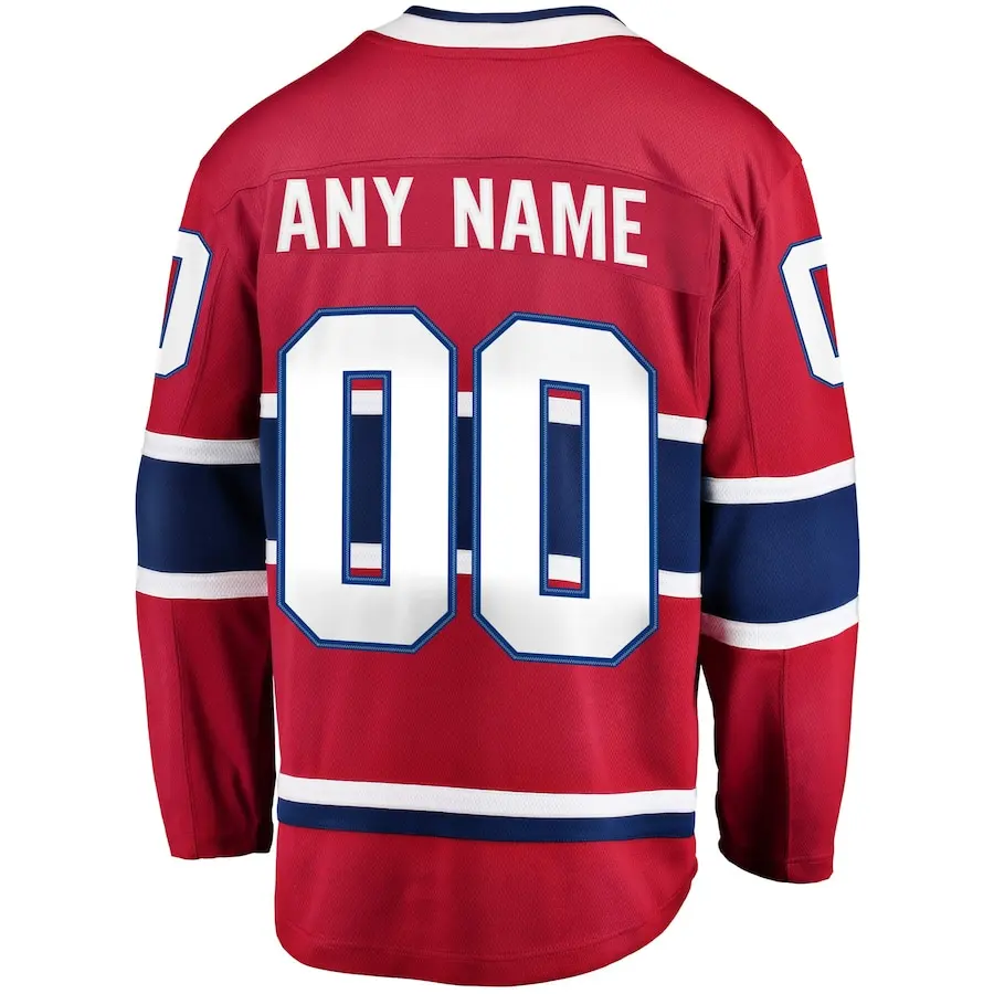 

Wholesale Stitched Montreal Hockey Jersey Red Name No. 22 Cole Caufield 14 Nick Suzuki High Quality