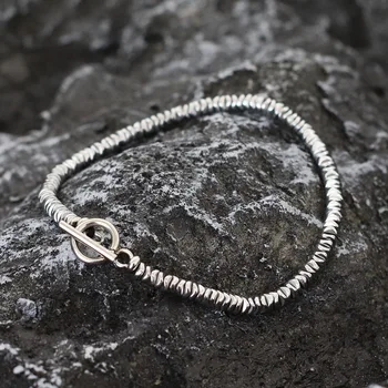 Nuovo braccialetto da uomo irregolare in acciaio inossidabile con fibbia OT Pulsera Hombre cinturino da braccio gioielli fantastici accessori casual per meditazione yoga 1