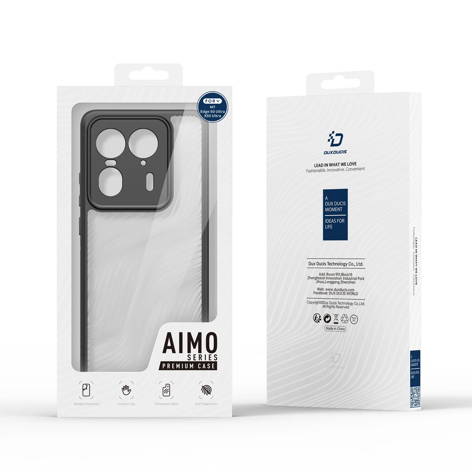 DUX DUCIS Military-grade Shockproof Armor Case - Acrylic PC+TPU Anti-fall Cover with Airbag Protection