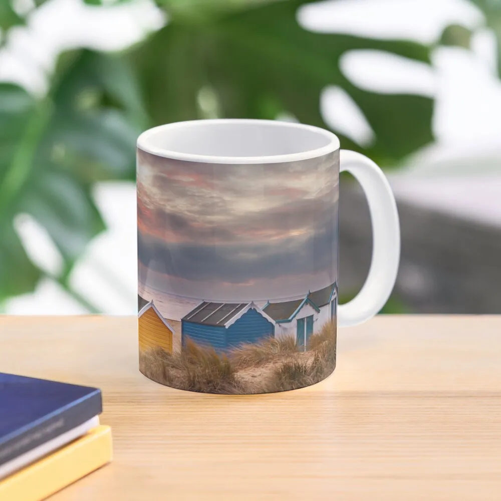 

Southwold Beach Huts at Dawn Coffee Mug Cups For Tea Cups Ands Cups Ceramic Sets Mug