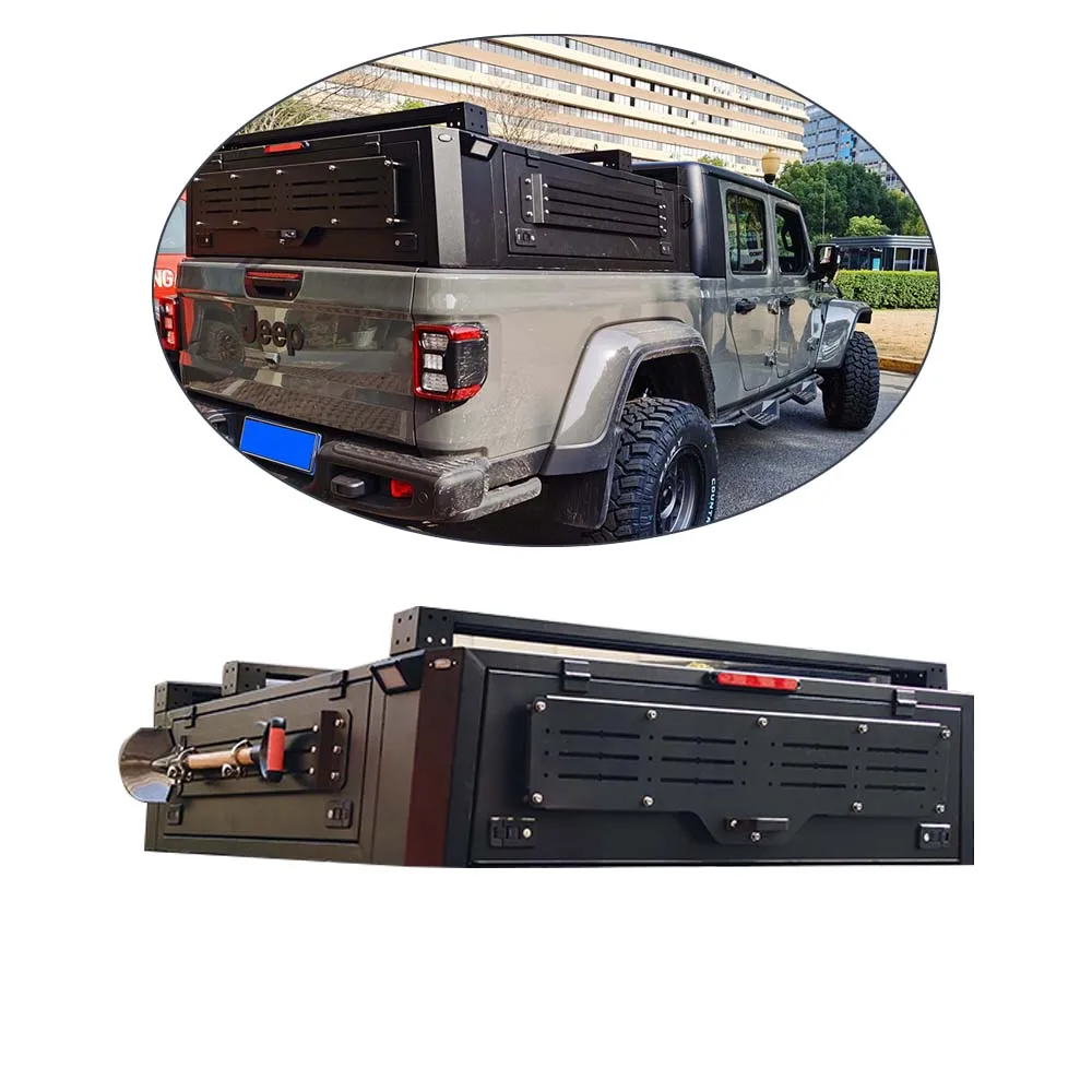 Accessori Auto 4 X4 Lega Di Alluminio Hard Top Gladiator Jt Canopy Pick Up Cover Truck Bed Per Jeep